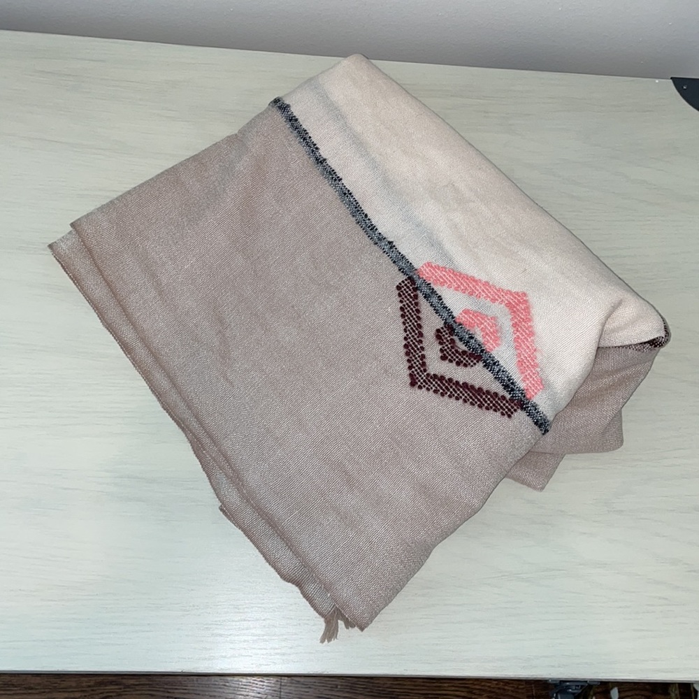 Madewell Large Beige Scarf